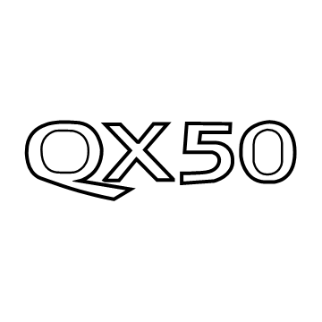 2025 Infiniti QX50 Emblem - 84890-9CN0B