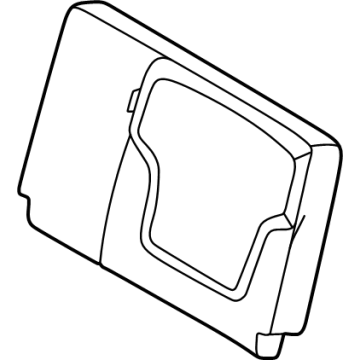 89670-7JA0A Infiniti TRIM ASSY-3RD SEAT BACK LH Illustration 1 of 1