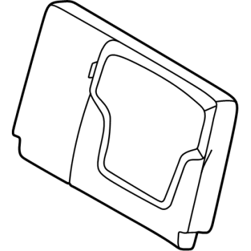 89661-7JA0A Infiniti PAD ASSY-BACK,3RD SEAT LH Illustration 1 of 1