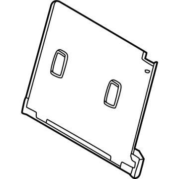 89655-6SA0A Infiniti PANEL ASSY-BACK,REAR SEAT LH Illustration 1 of 1