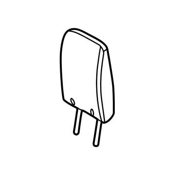 86480-6SA0A Infiniti HEAD REST-3RD SEAT Illustration 1 of 1