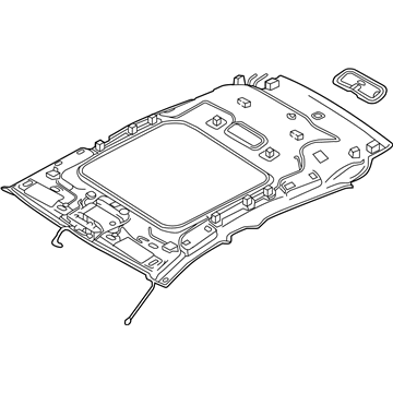 739B0-HW52A Infiniti Roof Trim Module Assembly Illustration 1 of 1