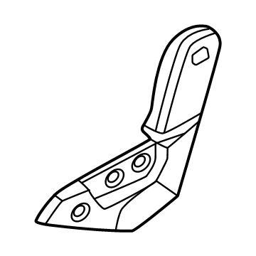88405-6TD4A Infiniti COVER-RECLINING DEVICE,OUTER RH Illustration 1 of 1
