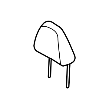 86430-6SC0A Infiniti HEAD REST ASSY-REAR SEAT Illustration 1 of 1