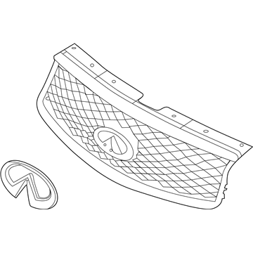2024 Infiniti QX50 Grille - 62310-9CN0A