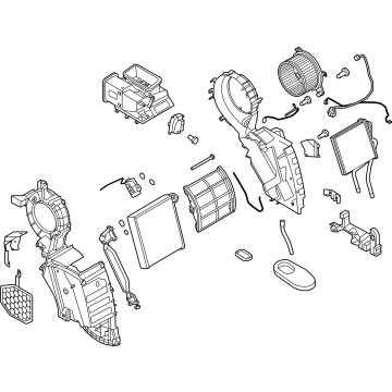 27401-7JA0A Infiniti AIR CONDITINER UNIT-REAR Illustration 1 of 1