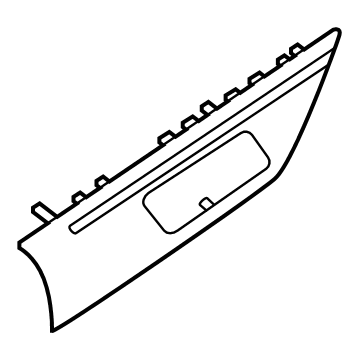 80682-7JA0A Infiniti ESCUTCHEON-FRONT DOOR INSIDE HANDLE,RH Illustration 1 of 1