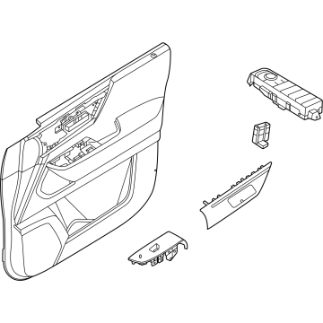 80900-7JA0A Infiniti FINSHER ASSY FRONT DOOR RH Illustration 1 of 1