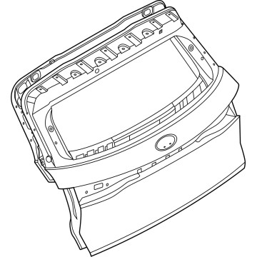 90100-6SA0A Infiniti Door Assy-Back Illustration 1 of 1