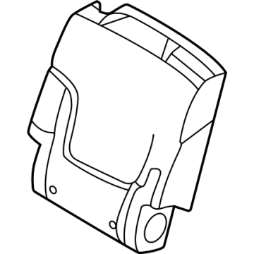 88620-7JA5A Infiniti Rear Seat Back Trim Assembly Right Hand Illustration 1 of 1