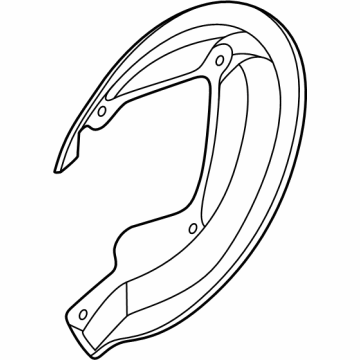 Infiniti 44151-7JA0A BAFFLE PLATE 44151-7JA0A Infiniti BAFFLE PLATE Illustration 1 of 1