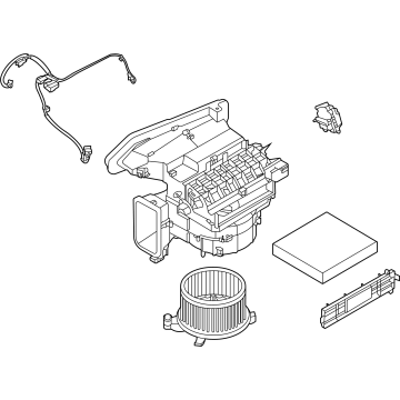 27200-7JA0A Infiniti Front Blower Assembly Illustration 1 of 1