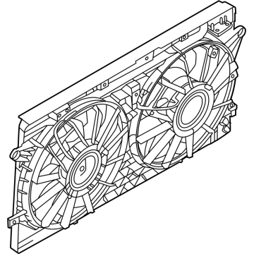 Infiniti QX80 Radiator fan - 21481-7JA0A