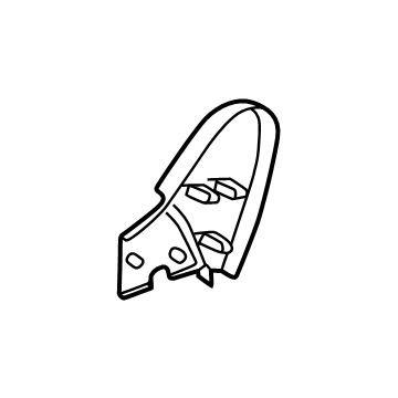 87381-5NB0A Infiniti FINISHER Assembly-Cushion,Fr Seat Outer LH Illustration 1 of 1