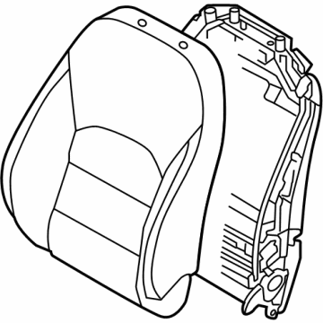Infiniti 87650-5NB1A Front Seat Back Assembly 87650-5NB1A Infiniti Front Seat Back Assembly Illustration 1 of 1