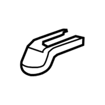 Infiniti 87555-4HA1C Seat Slide Track Cover 87555-4HA1C Infiniti Seat Slide Track Cover Illustration 1 of 1