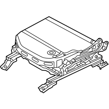 Infiniti 87152-9CM0A FRAME ASSY-CUSHION,FRONT SEAT LH 87152-9CM0A Infiniti FRAME ASSY-CUSHION,FRONT SEAT LH Illustration 1 of 1