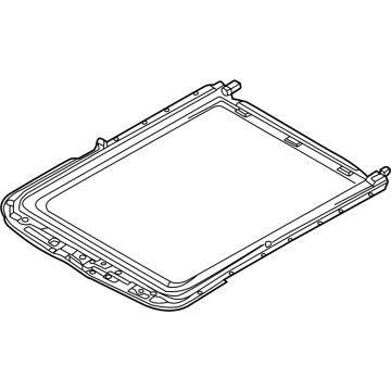Infiniti 91306-7JA0A RAIL COMPL-SUNROOF 91306-7JA0A Infiniti RAIL COMPL-SUNROOF Illustration 1 of 1