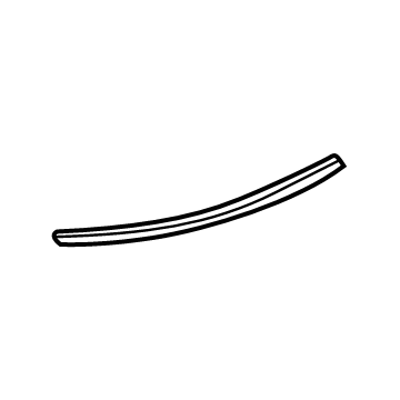 65848-6SA0A Infiniti Seal-Hood,Side RH Illustration 1 of 1