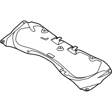 65840-6SA0A Infiniti Insulator-Hood Illustration 1 of 1