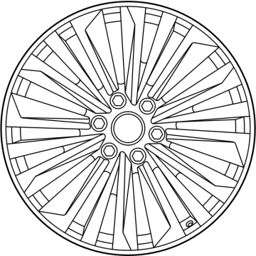 2025 Infiniti QX80 Spare Wheel - D0C00-7JA3C