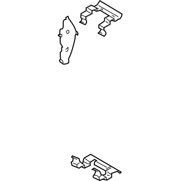 Infiniti D1M80-6RR0A HARDWARE KIT-FRONT DISC BRAKE PAD D1M80-6RR0A Infiniti HARDWARE KIT-FRONT DISC BRAKE PAD Illustration 1 of 1
