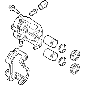 Infiniti 41001-7JA0A CALIPER ASSY-FRONT RH,W/O PAD & SHIM 41001-7JA0A Infiniti CALIPER ASSY-FRONT RH,W/O PAD & SHIM Illustration 1 of 1