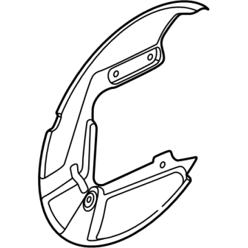 Infiniti 41151-7JA0A BAFFLE PLATE 41151-7JA0A Infiniti BAFFLE PLATE Illustration 1 of 1