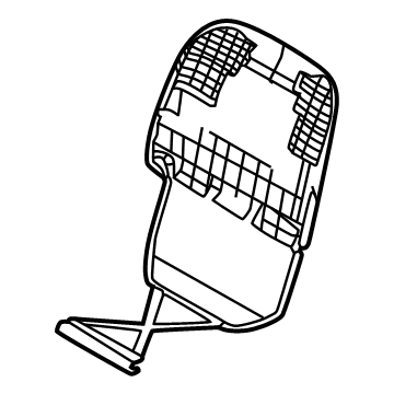 87690-7JA0A Infiniti Front Seat Back Board Assembly Illustration 1 of 1