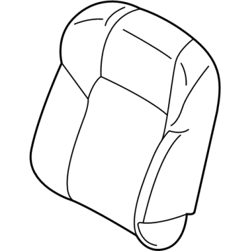 87620-7JA0A Infiniti Front Seat Back Trim Assembly Illustration 1 of 1