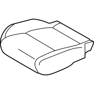 87320-7JA0A Infiniti Front Seat Cushion Cover Assembly Illustration 1 of 1