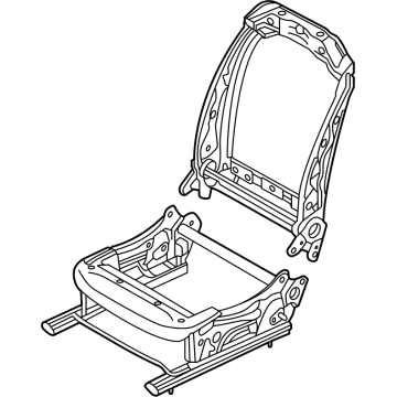87101-7JA1A Infiniti FRAME & SPRING ASSY-FRONT SEAT,RH Illustration 1 of 1