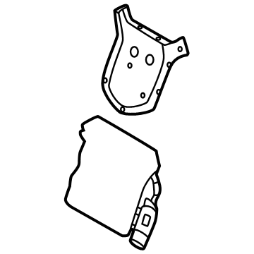 88619-7JA0A Infiniti MAT ASSY-AIR LUMBER Illustration 1 of 1