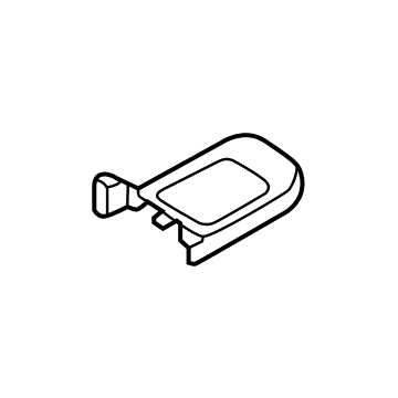 88643-7JA0A Infiniti COVER-STRIKER,REAR SEAT RH Illustration 1 of 1