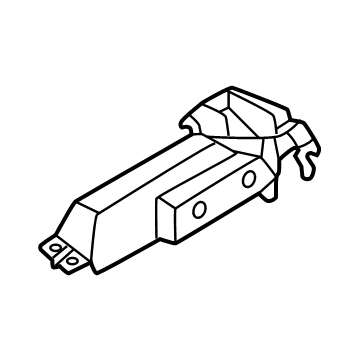 88344-7JA1A Infiniti COVER-REAR SEAT BRACKET Illustration 1 of 1