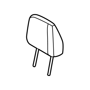86430-7JA1A Infiniti Rear Seat Headrest Assembly Illustration 1 of 1