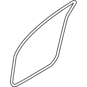 Infiniti 76922-1MA0C Body Weather Strip Front Left Hand 76922-1MA0C Infiniti Body Weather Strip Front Left Hand Illustration 1 of 1