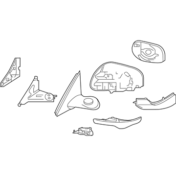 2025 Infiniti QX50 Car Mirror - 96302-5NA1A