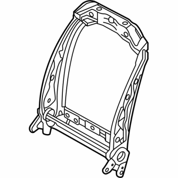 87104-6SA5A Infiniti FRAME & ADJUSTER ASS-FRONT SEAT RH Illustration 1 of 1