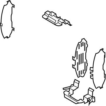 Infiniti Q60 Brake Pad Set - D1080-4GA1B