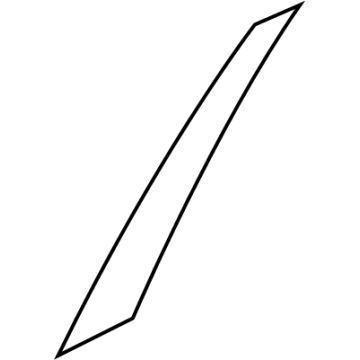 822D2-5VG0A Infiniti Cover-Rear Door Sash,RH Illustration 1 of 1