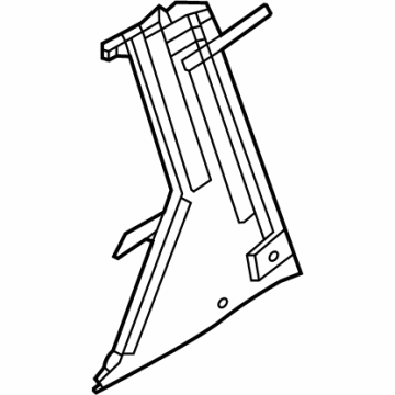 82290-6SA1A Infiniti COVER-REAR DOOR CORNER,OUTER RH Illustration 1 of 1
