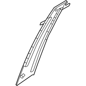 822D3-6SA1B Infiniti COVER-REAR DOOR SASH,LH Illustration 1 of 1