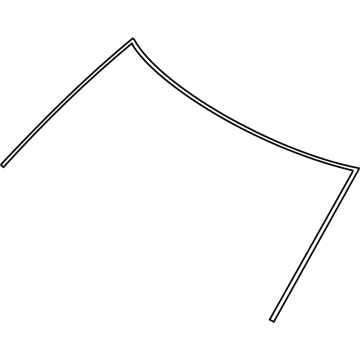 72752-6SA0A Infiniti MOULDING-WINDSHIELD Illustration 1 of 1