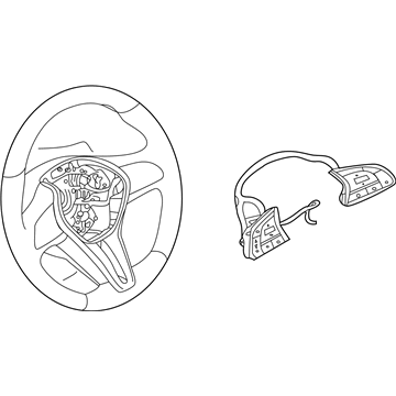 2025 Infiniti QX50 Steering Wheel - 48430-5NB0C