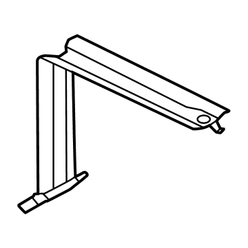 Infiniti 64860-5NA0D Bracket Assembly-Battery Mounting 64860-5NA0D Infiniti Bracket Assembly-Battery Mounting Illustration 1 of 1