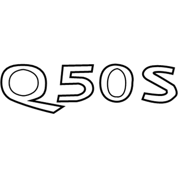 2024 Infiniti Q50 Emblem - 84890-4HB3J