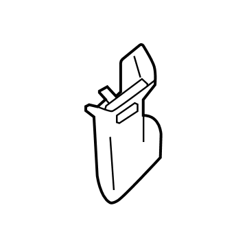 Infiniti 76934-5NA0A Rear Pillar Finisher Right Hand 76934-5NA0A Infiniti Rear Pillar Finisher Right Hand Illustration 1 of 1