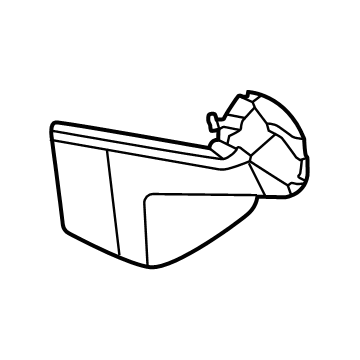 96312-6SA0B Infiniti Cover-Front Door Corner,RH Illustration 1 of 1