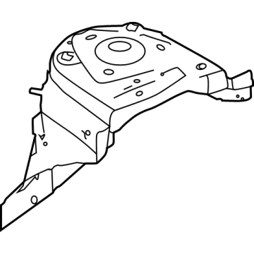 Infiniti F4140-6SAMA Hoodledge-Lower,Rear RH F4140-6SAMA Infiniti Hoodledge-Lower,Rear RH Illustration 1 of 1